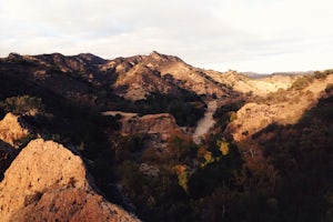 Rock Climbing in Malibu Creek