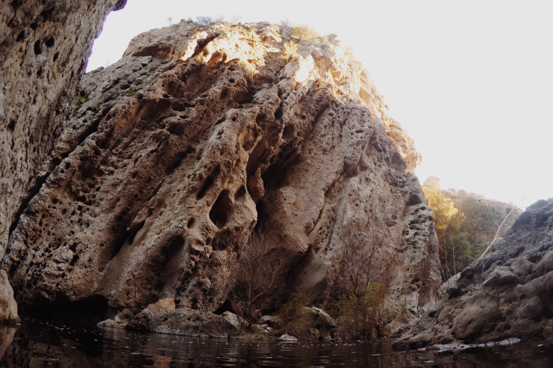Rock Climbing in Malibu Creek