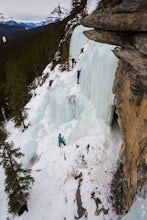 Ice Climbing at Balfour Wall