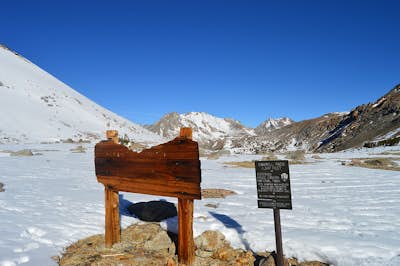 Backpack Atop Sawmill Pass
