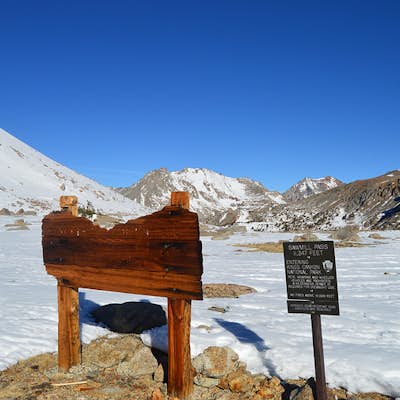 Backpack Atop Sawmill Pass