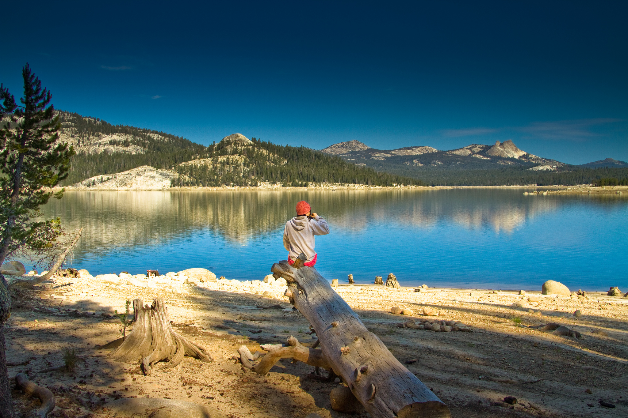 Camp at Voyager Rock Campground, Shaver Lake, California