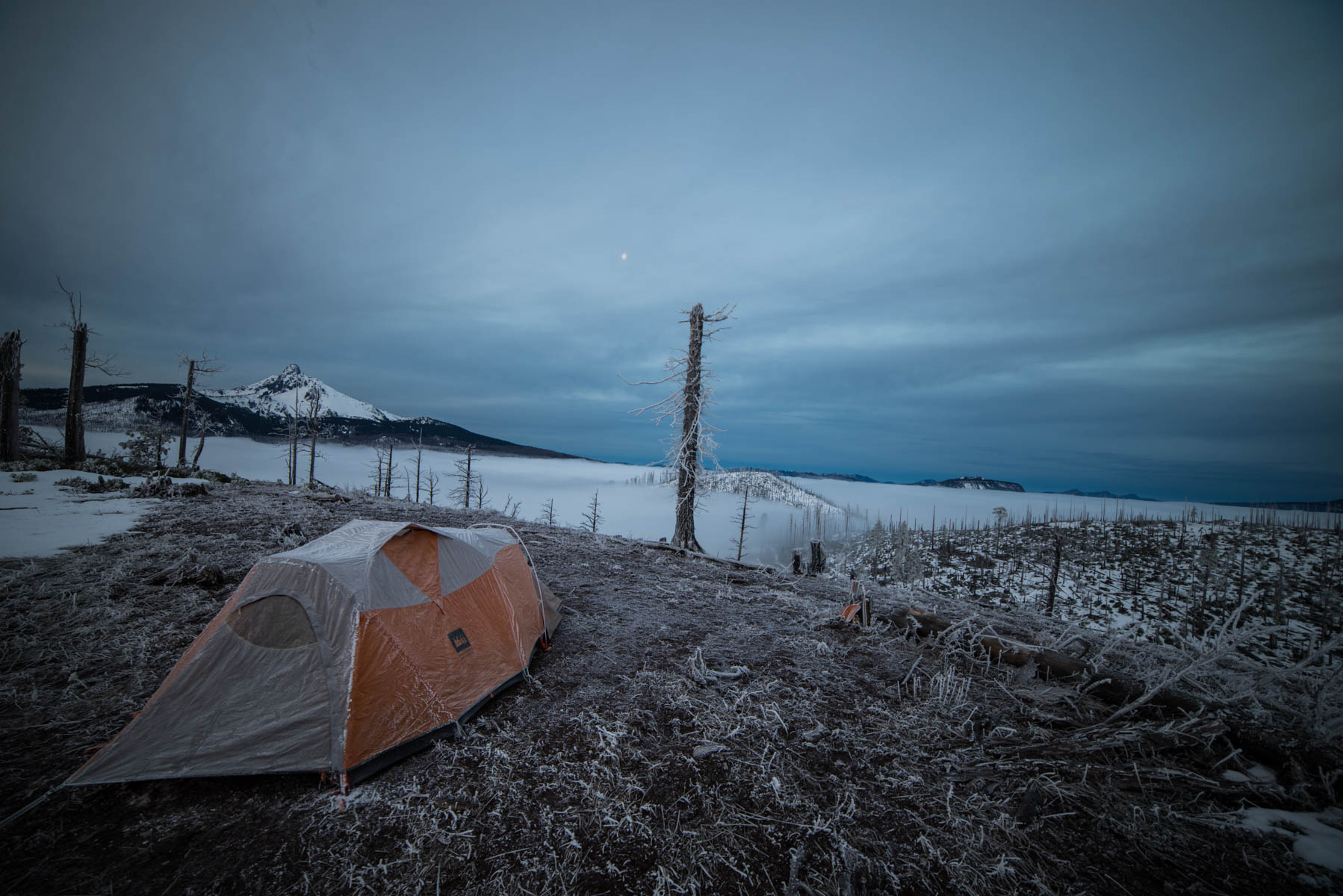 Winter Camp on Cache Mountain
