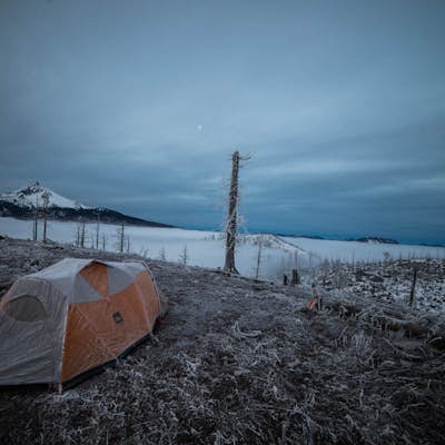 Winter Camp on Cache Mountain