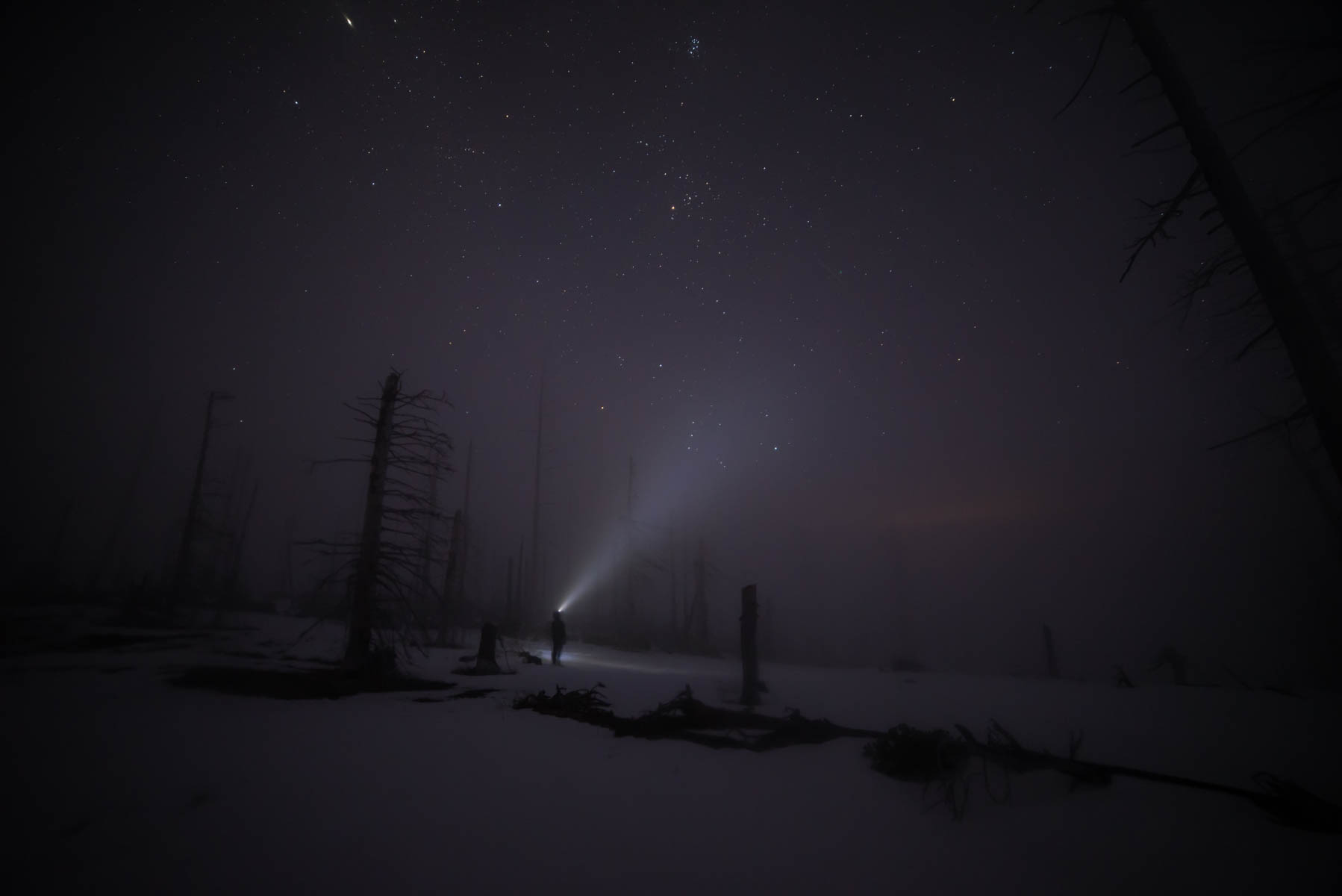 Winter Camp on Cache Mountain
