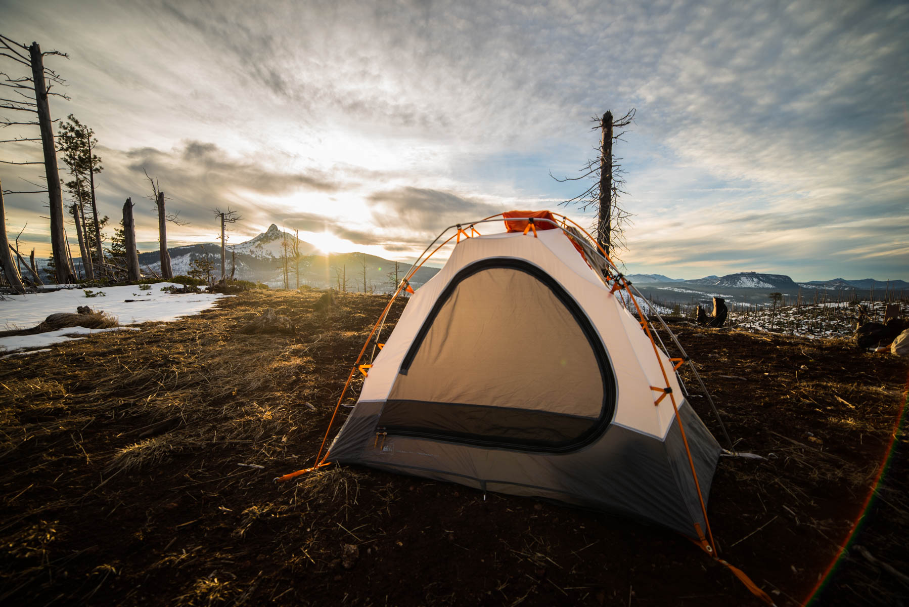 Winter Camp on Cache Mountain