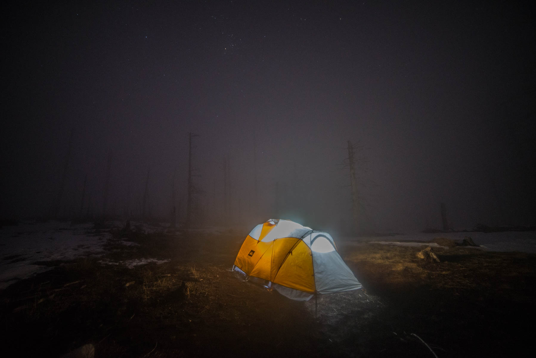 Winter Camp on Cache Mountain
