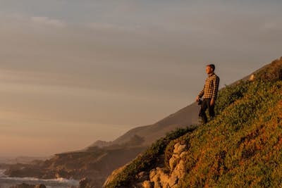 Photographing the Sunset on Highway 1