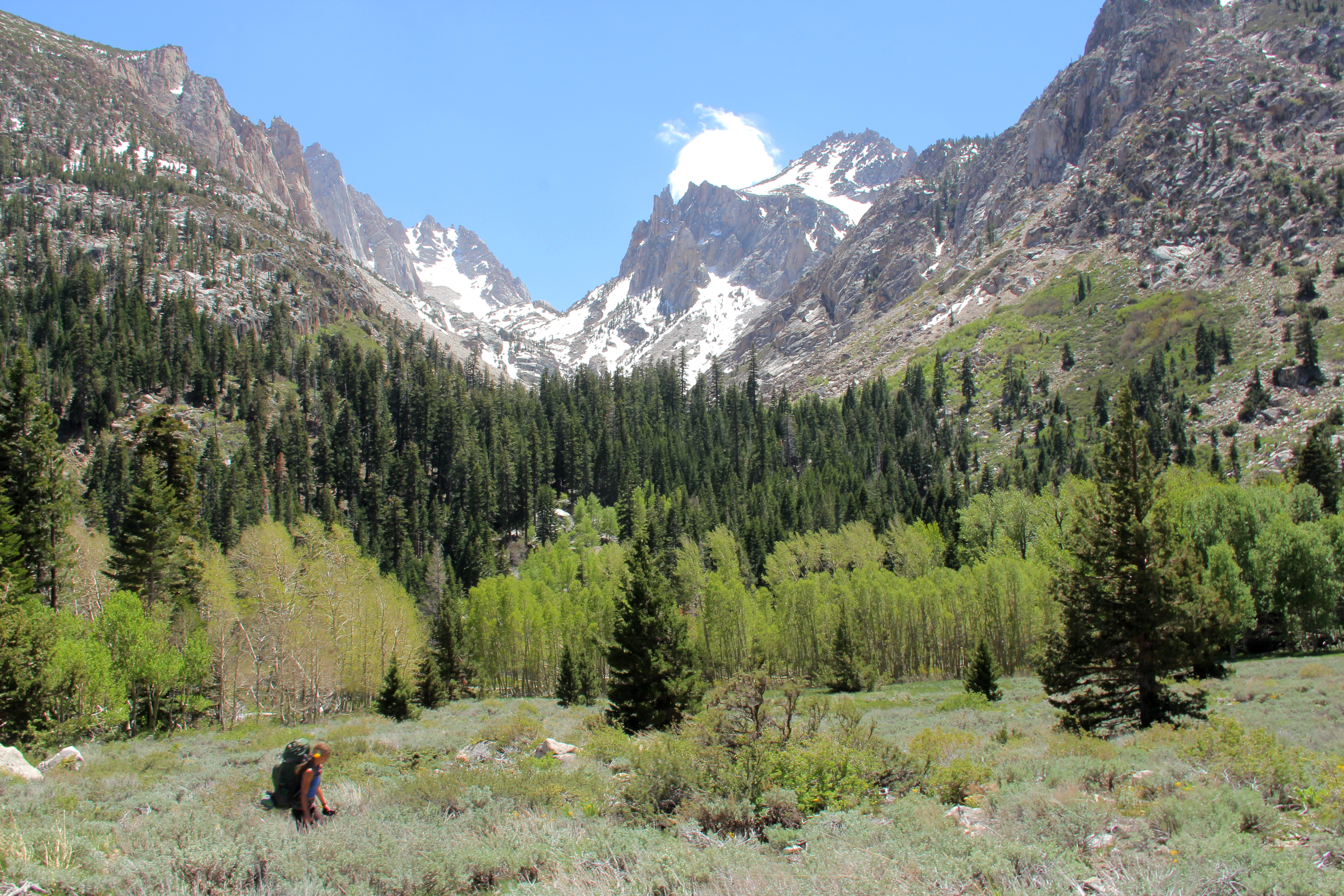 Early Spring in the Eastern Sierras: Green Creek Backpack