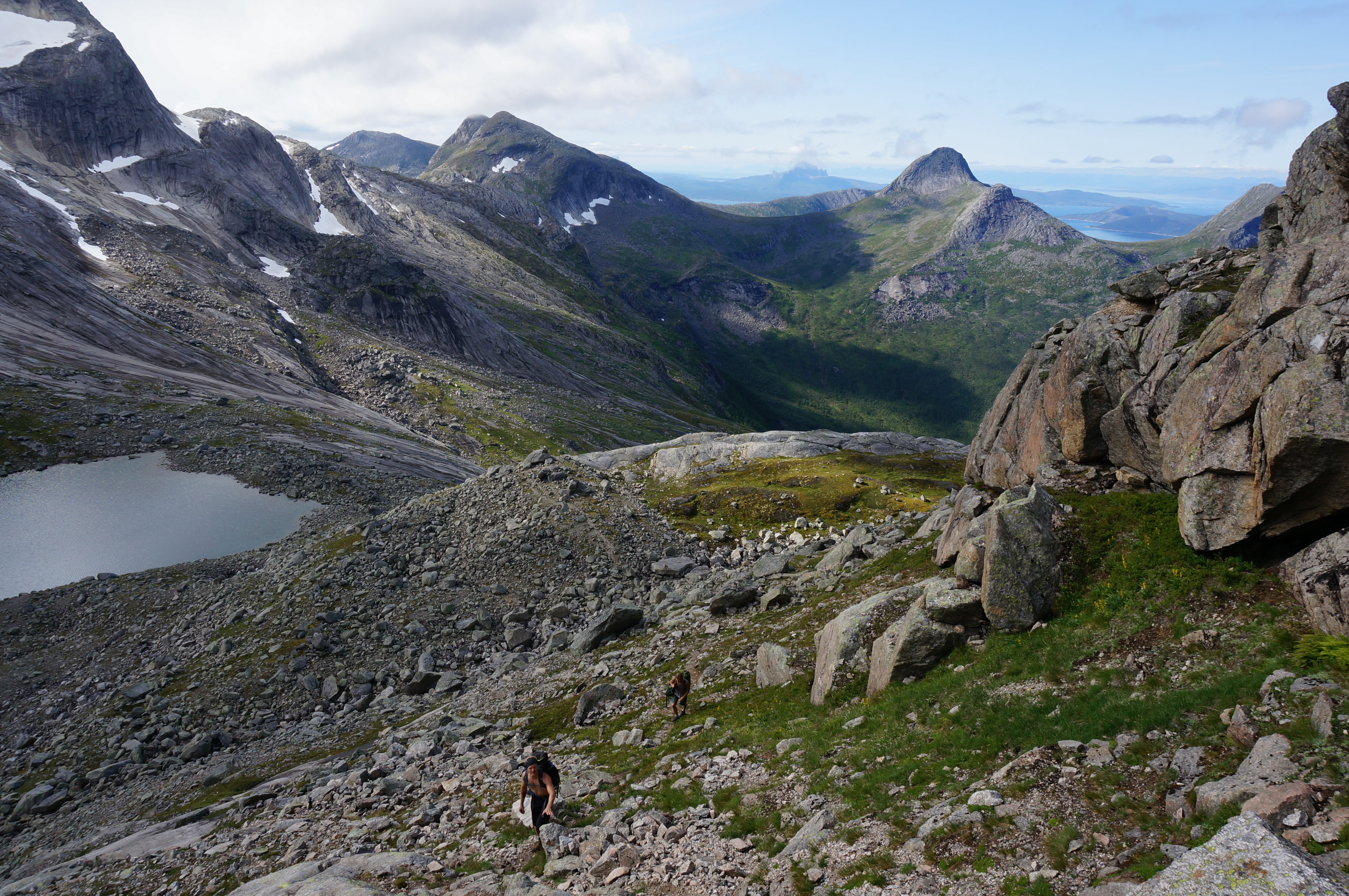 Hiking and Climbing Stetind