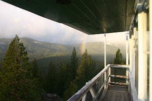 Camp at the Calpine Fire Lookout