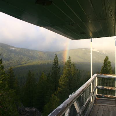 Camp at the Calpine Fire Lookout