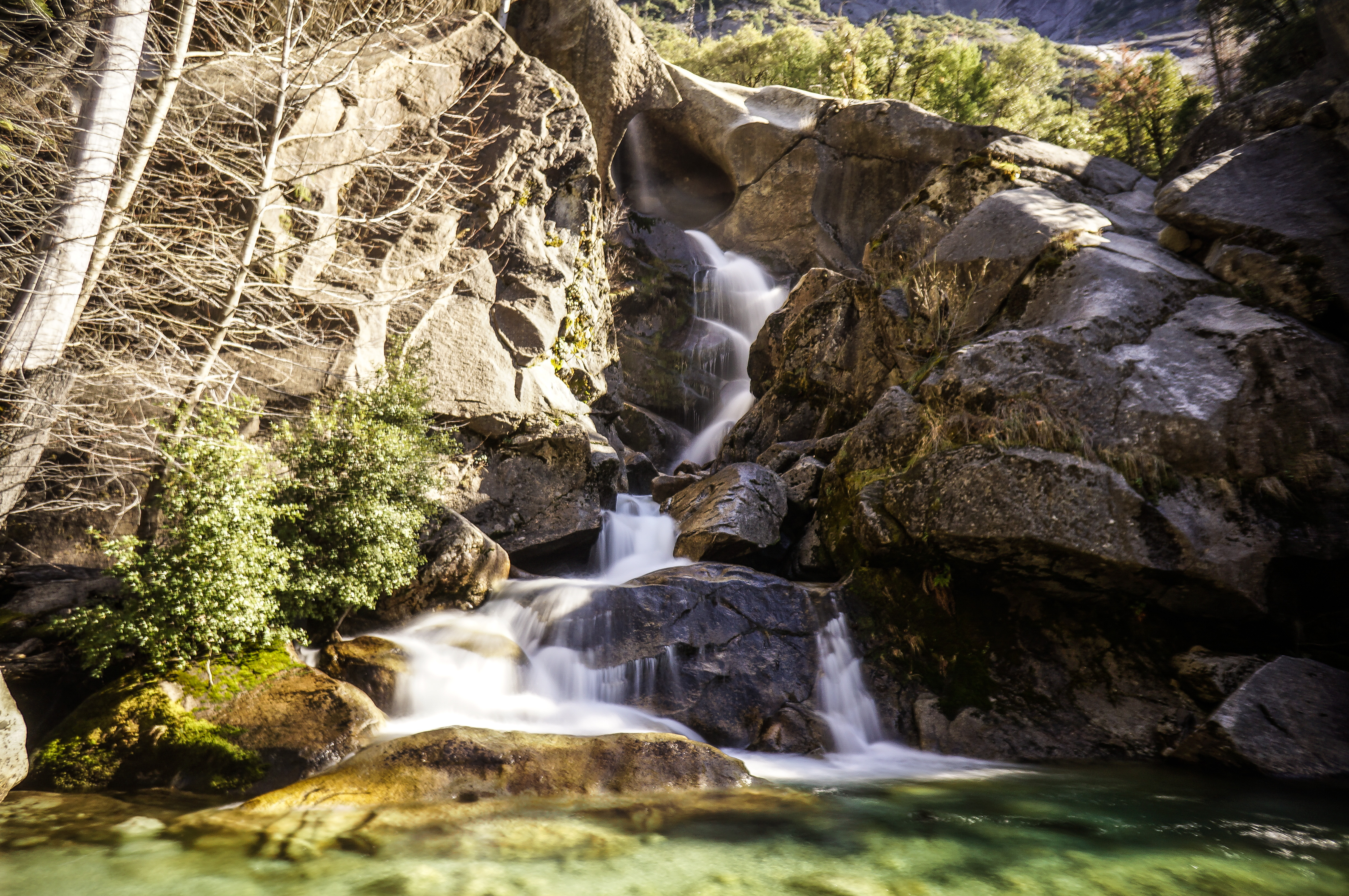 Hike to Hidden Falls (aka Tenaya Creek Falls)