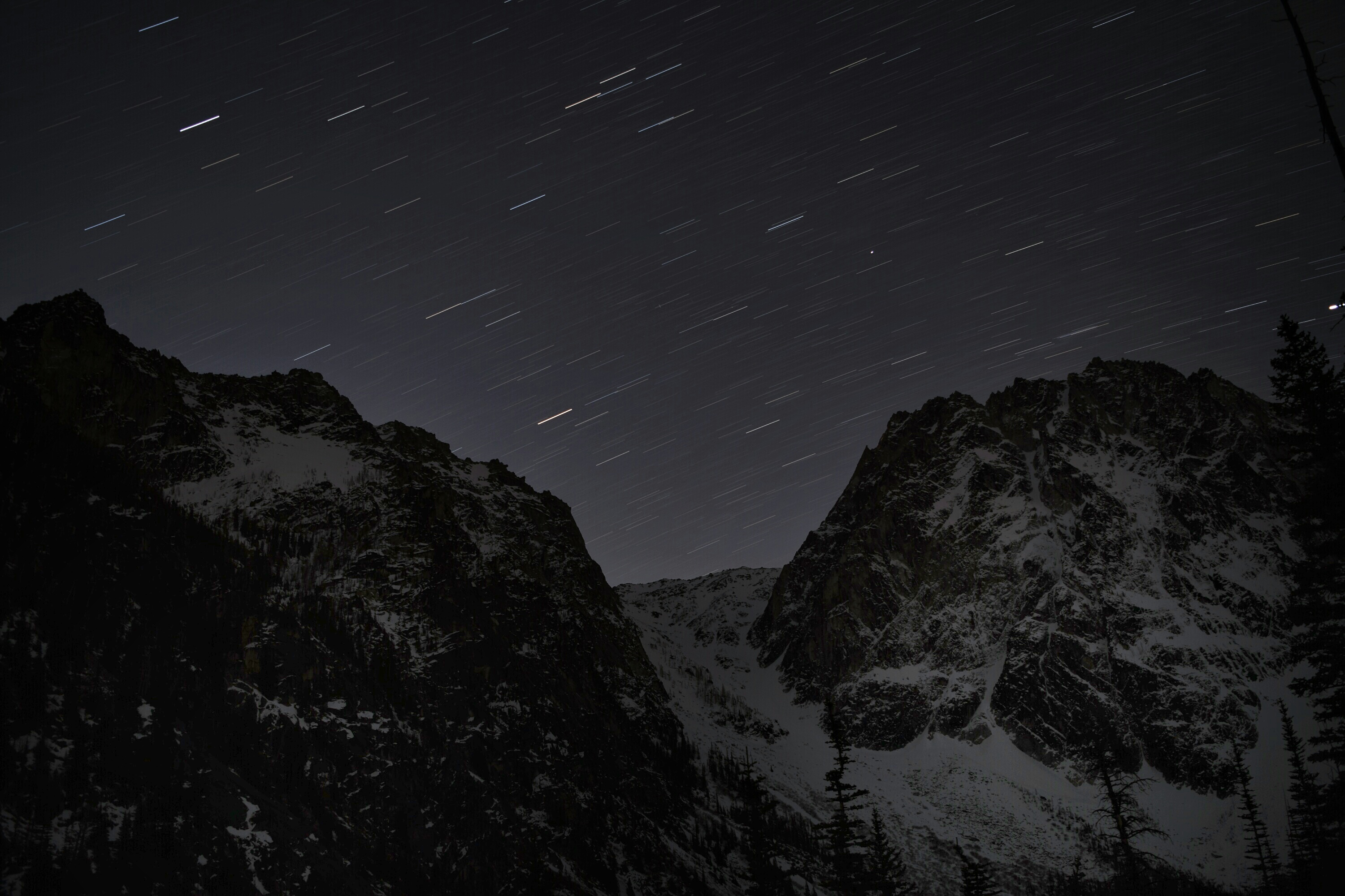 Night Photography at Colchuck Lake