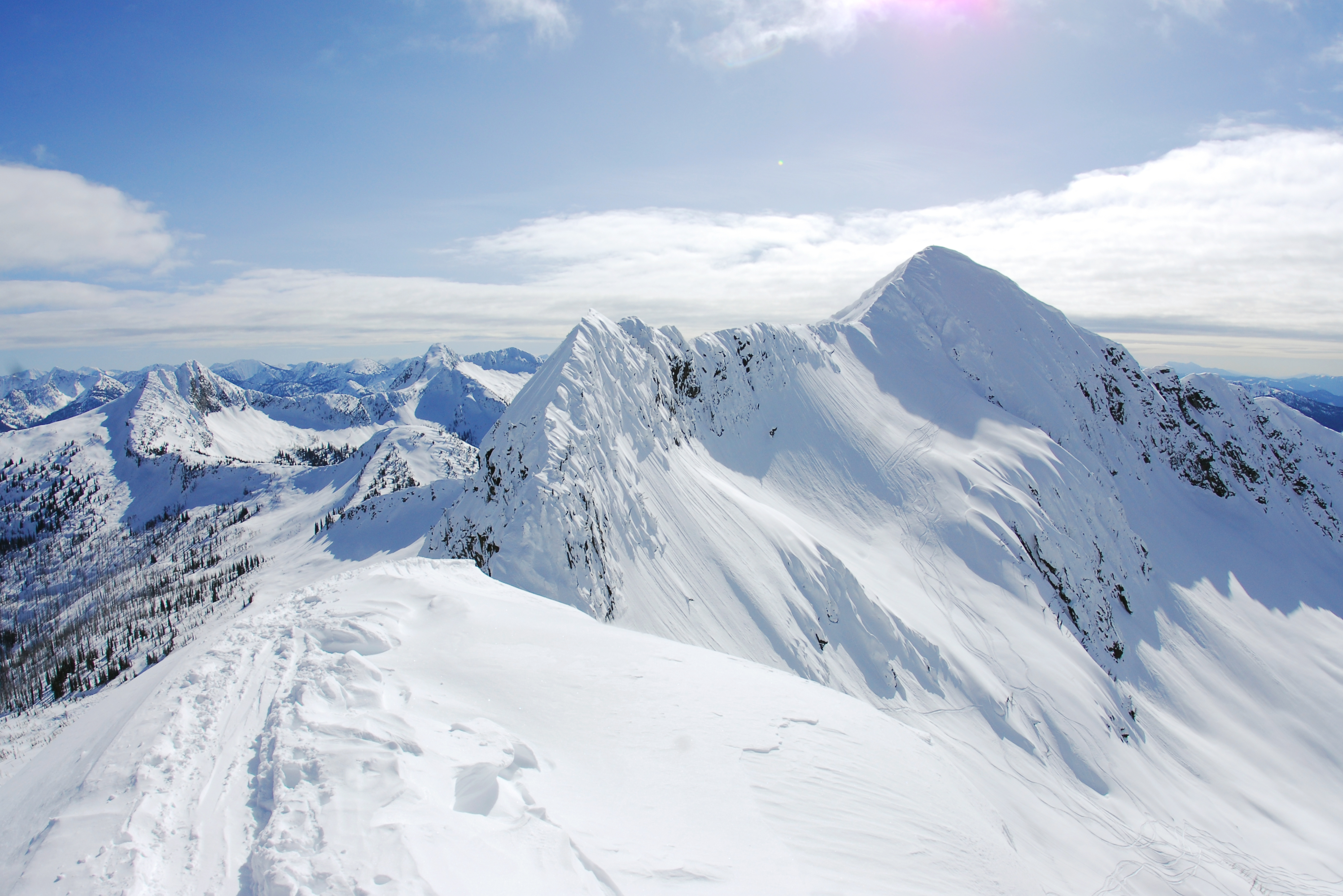 Ski Tour to the Summit of Half Dome