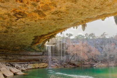 Swim at Hamilton Pool Preserve, Hamilton Pool Preserve