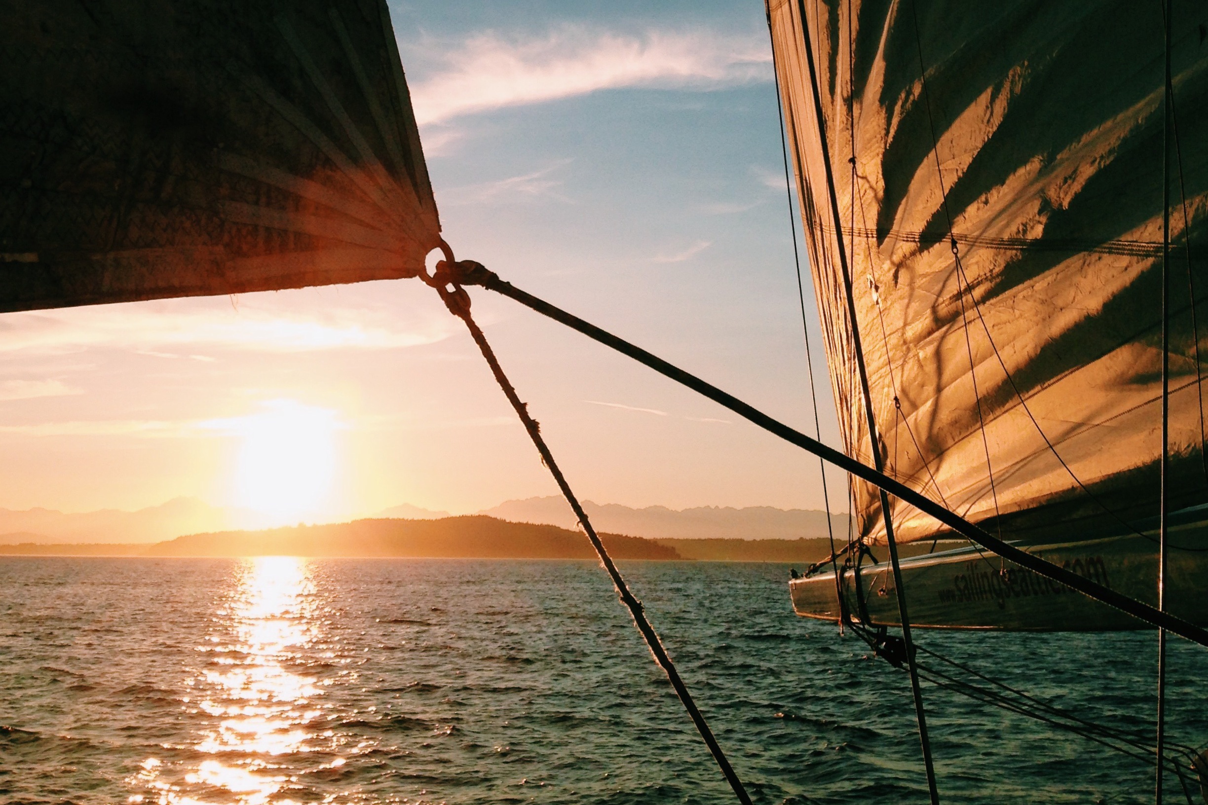 Sunset Sail near Seattle