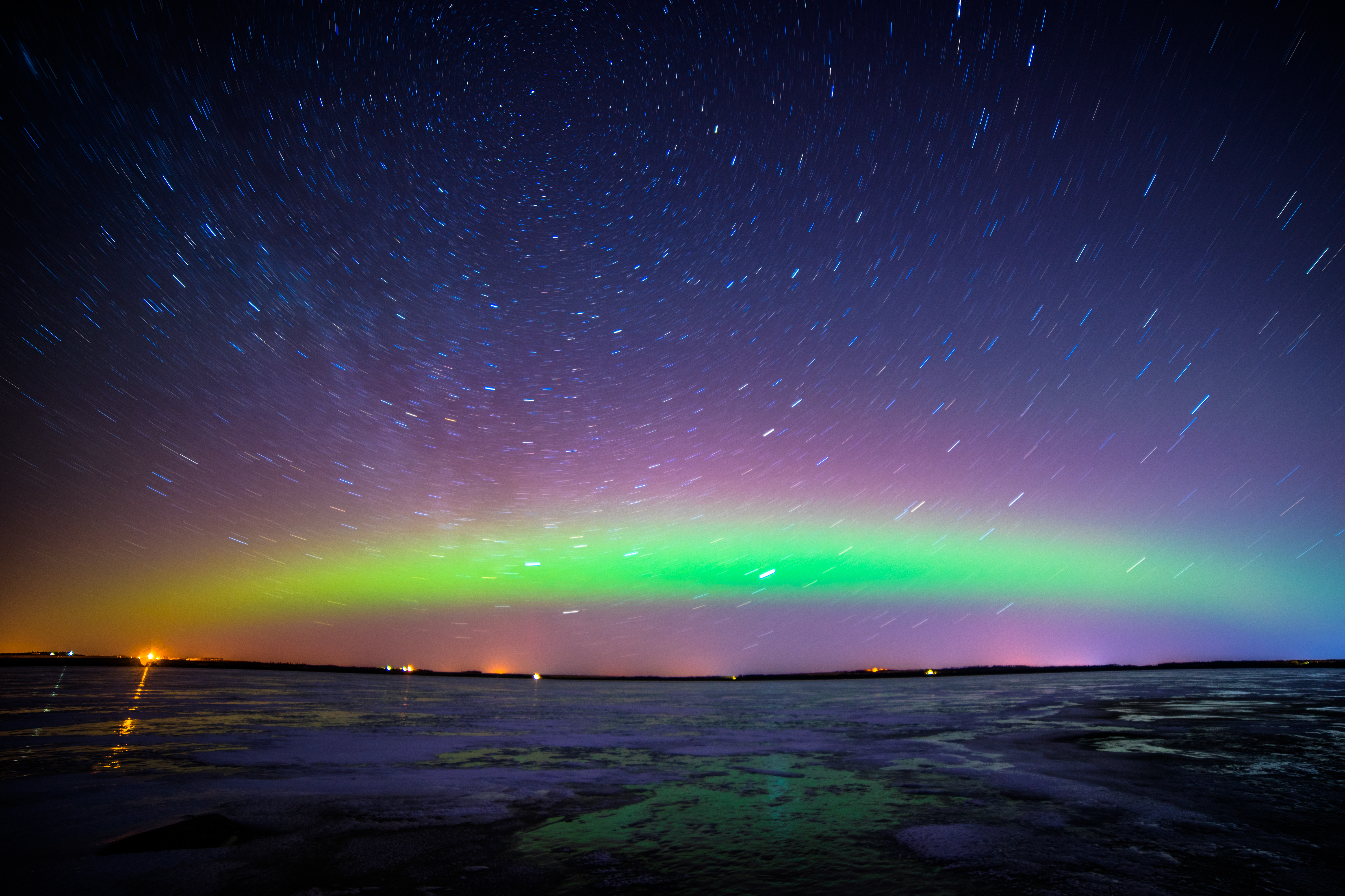 Watch the Northern Lights at Saskatoon Island