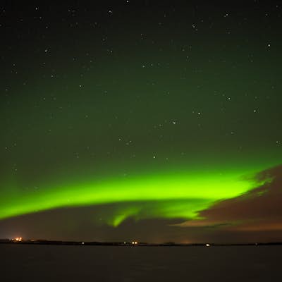 Watch the Northern Lights at Saskatoon Island