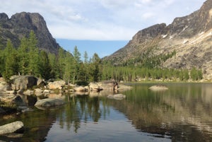 Cathedral Lakes and Amphitheater Mountain