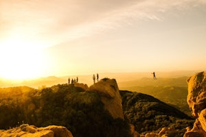 Hike and Rock Climb at Saddle Peak