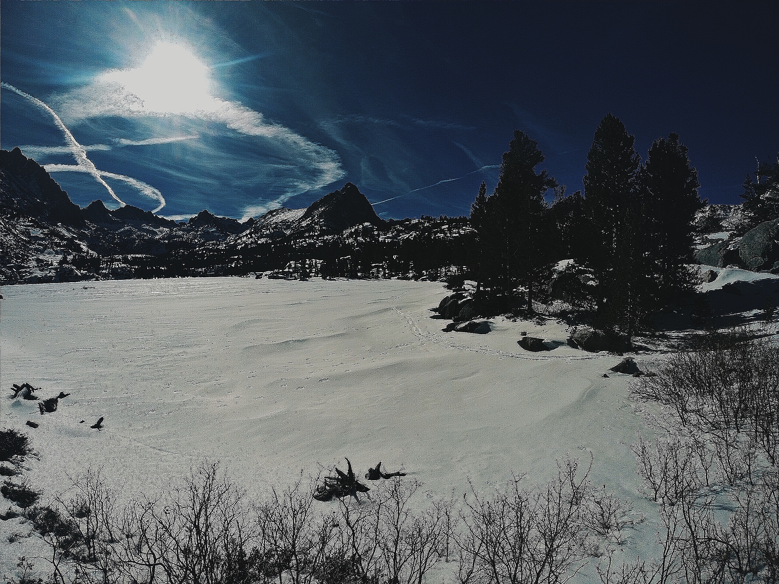 Snowshoe to Blue Lake