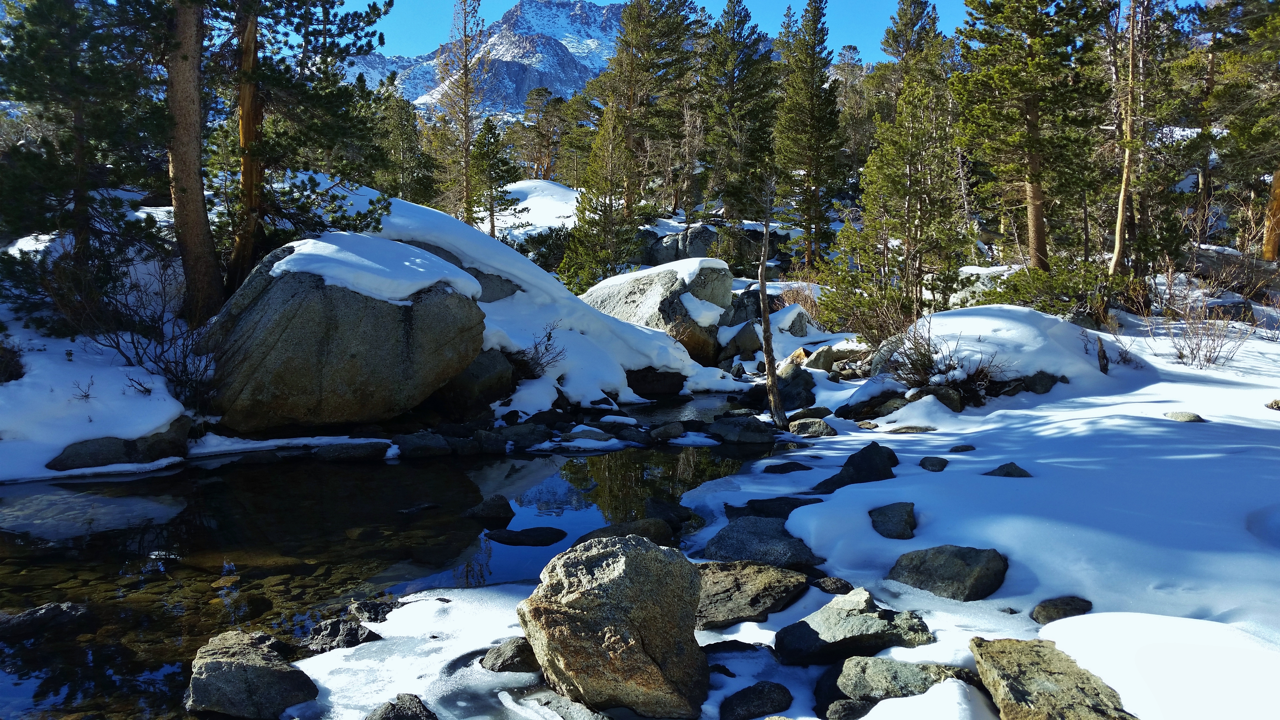 Snowshoe to Blue Lake