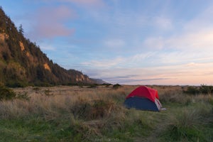 Camp at Gold Bluff Beach 