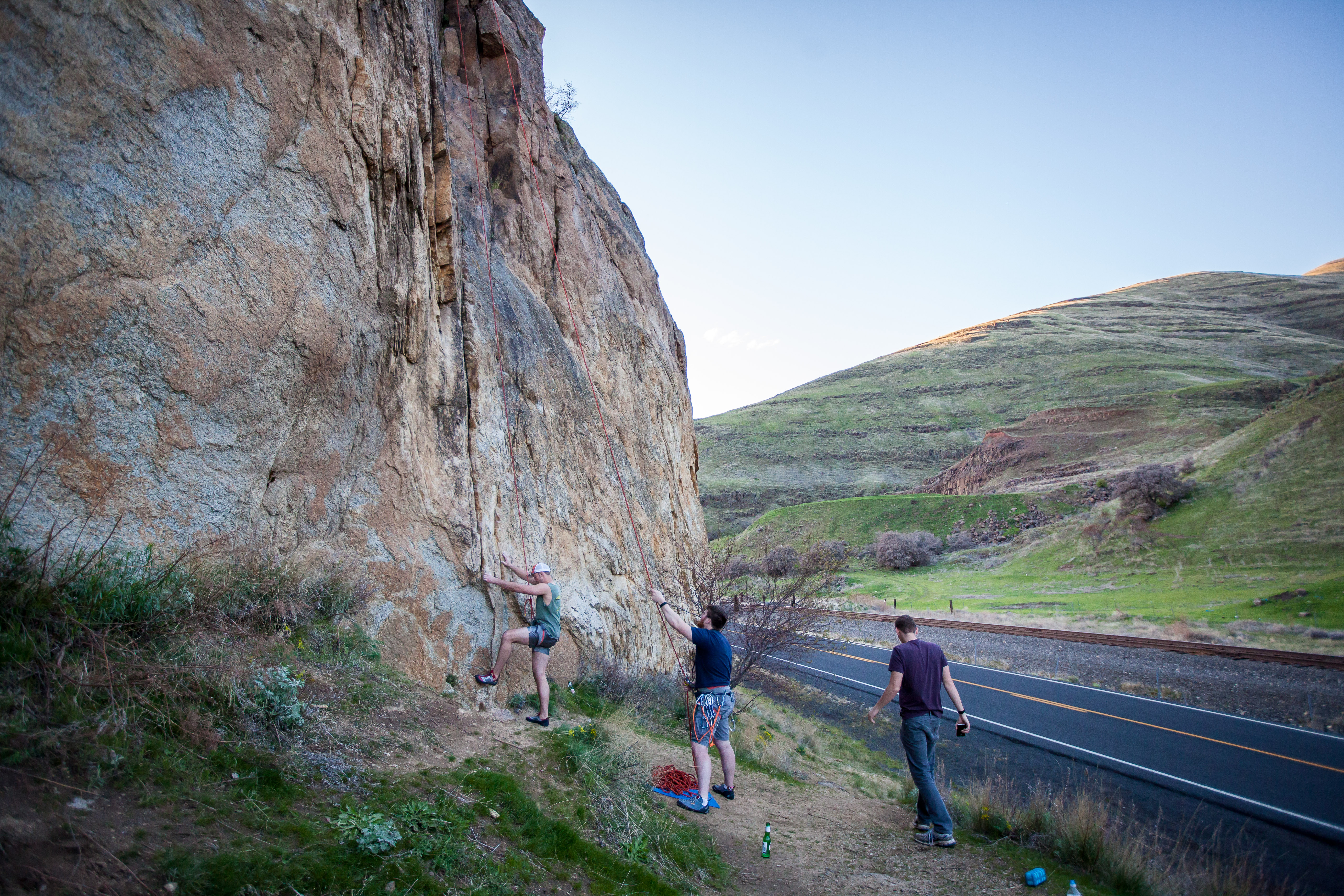 Rock Climbing at Granite Point