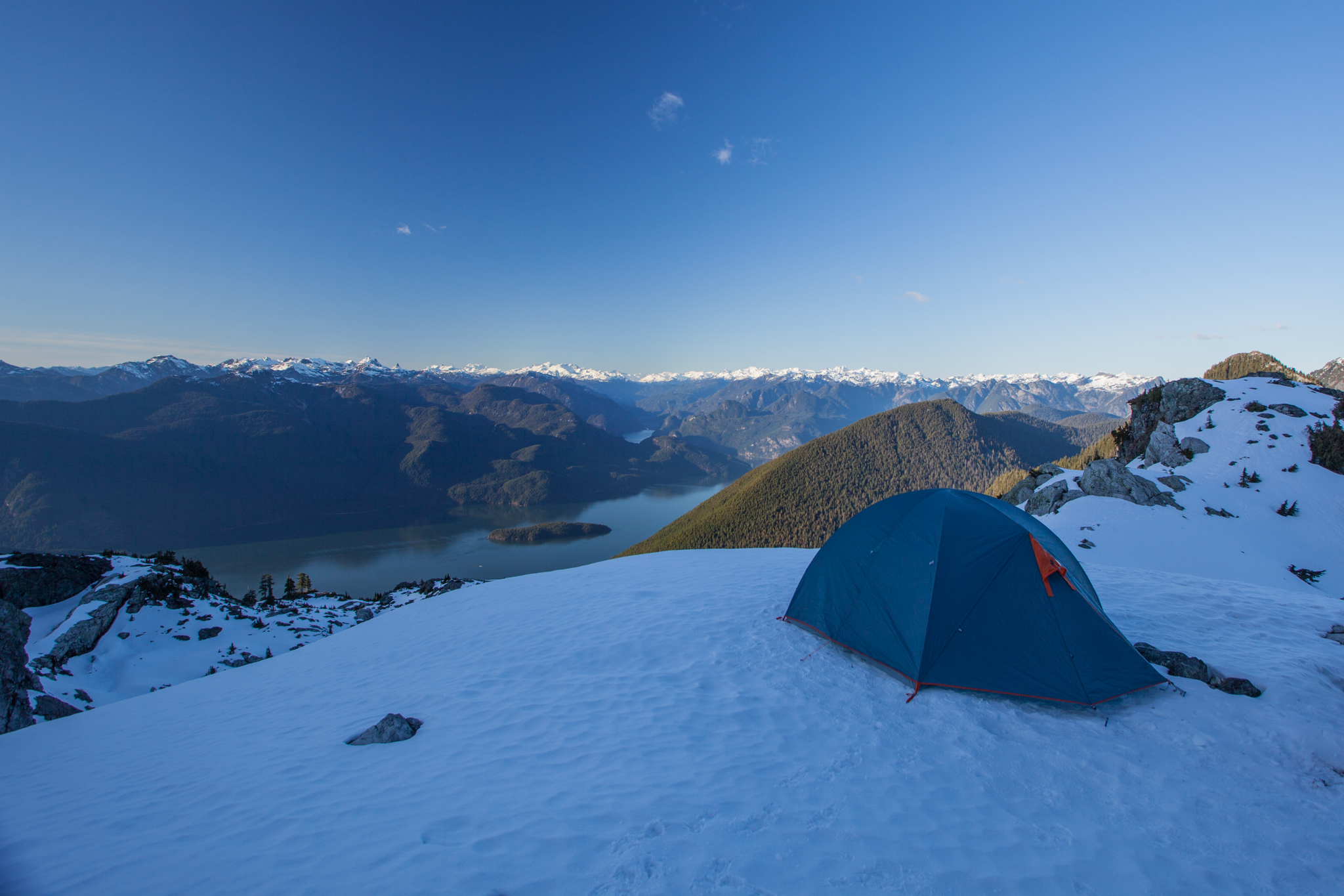Camp in Golden Ears Provincial Park