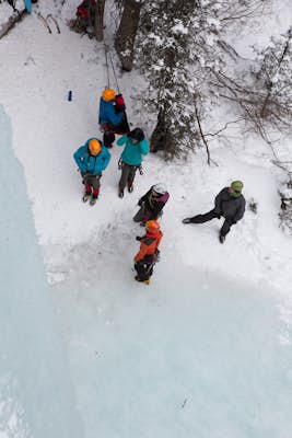 Ice Climbing at Bear Spirit