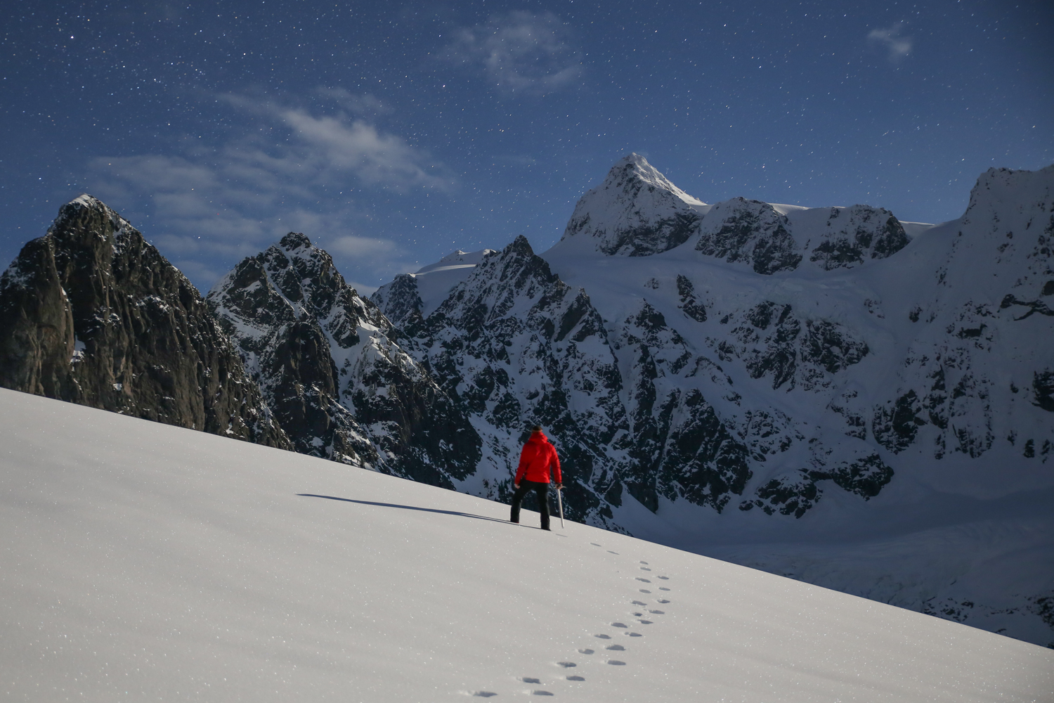 Winter Backpack to Lake Anne Ridge