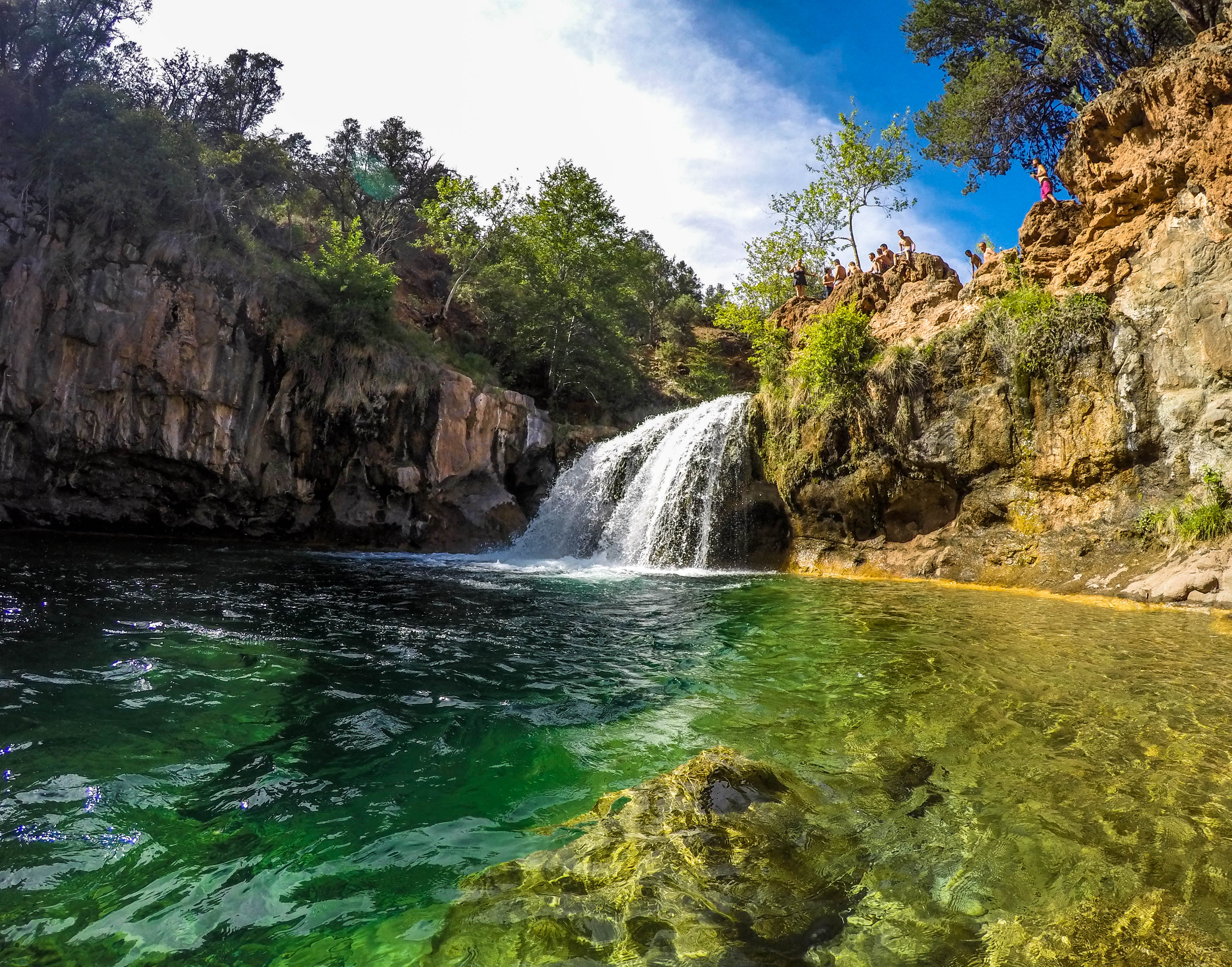 Waterfall Fossil Creek Cave