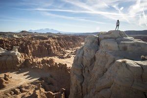 Camp at Goblin Valley