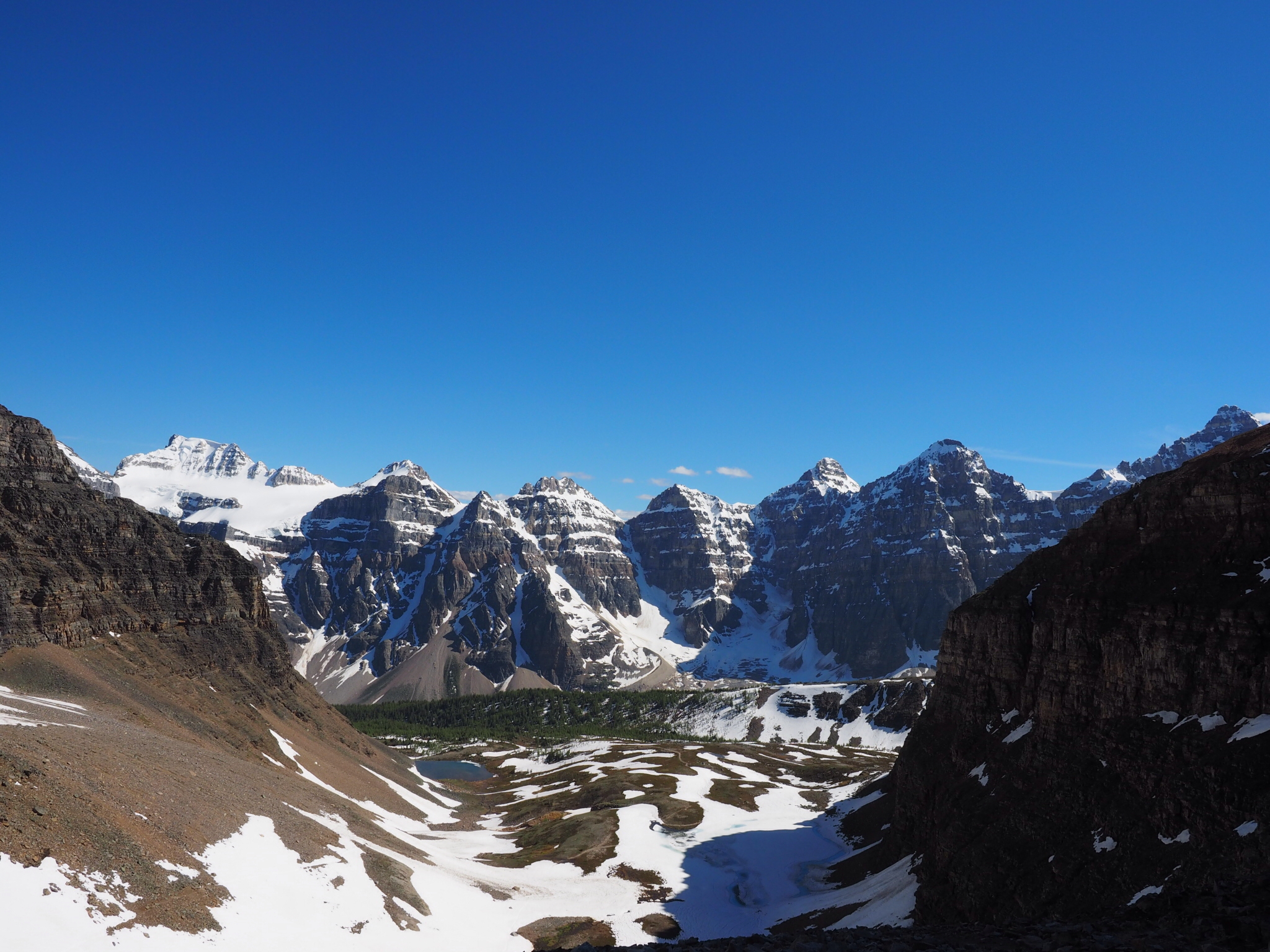 Sentinel Pass: Larch Valley to Paradise Valley