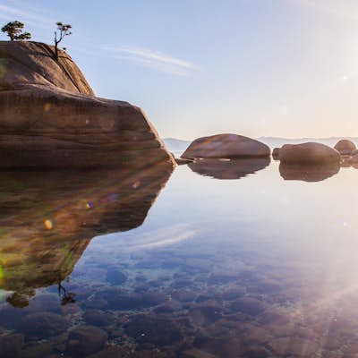 How To Photograph Bonsai Rock, Lake Tahoe