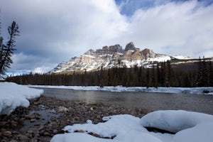 Snowshoe to Silverton Falls and Rockbound Lake