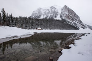 Snowshoe to Mirror Lake and Lake Agnes