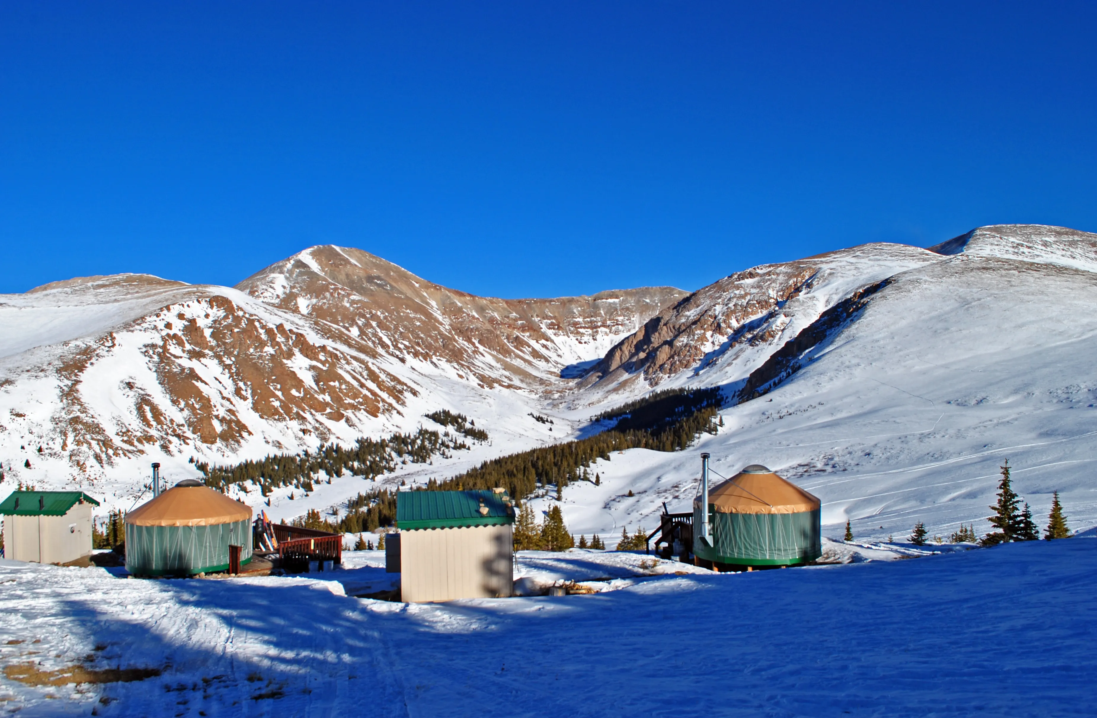Overnight at the Emma and Marceline Yurts, Leadville