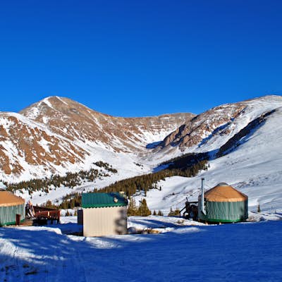 Overnight at the Emma and Marceline Yurts, Leadville