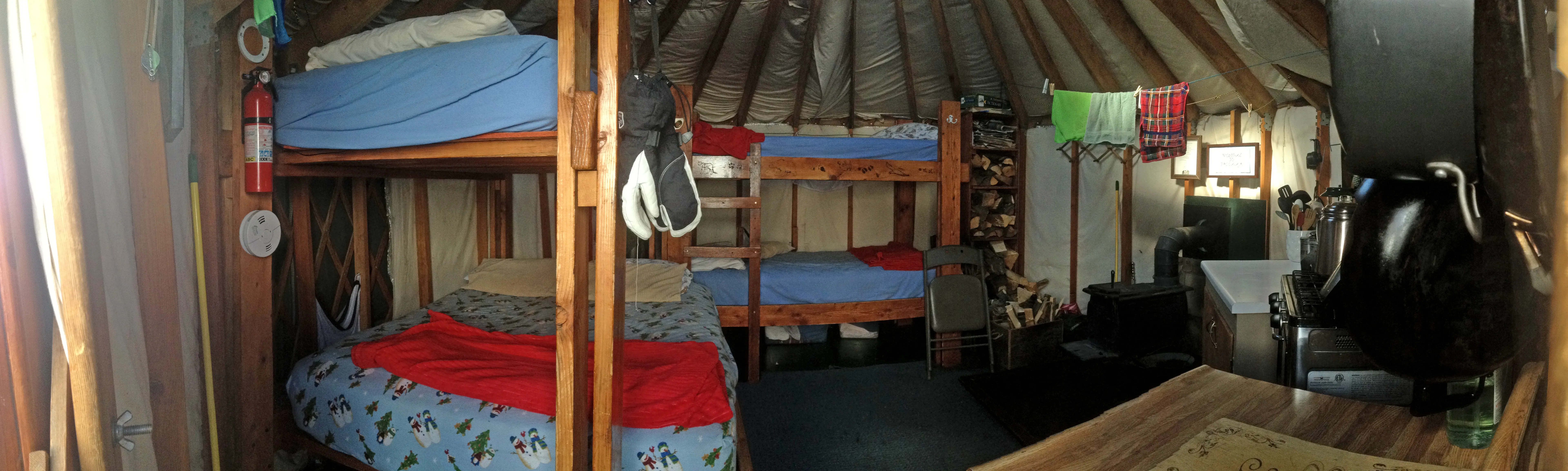 Overnight at the Emma and Marceline Yurts, Leadville