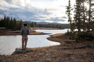 Camp at Heart Lake