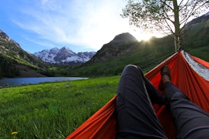 Relax at Maroon Lake