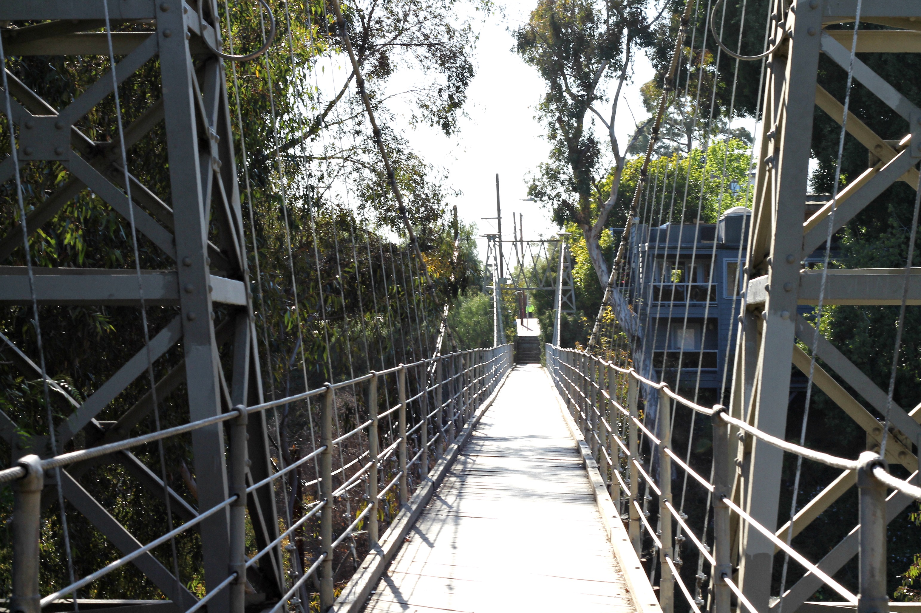 Spruce Street Suspension Bridge 
