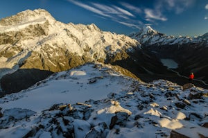 Climb to Mueller Hut