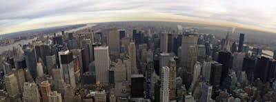 Catching the Sunrise from the "Top of the Rock"