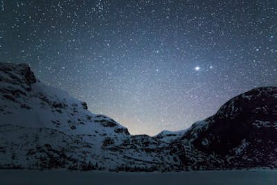 A Night Under a Blanket of Stars at Upper Joffre Lake