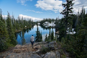 Camp at Arnica Lake 