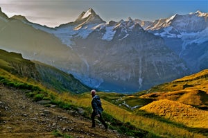 Trek in the Swiss Alps 