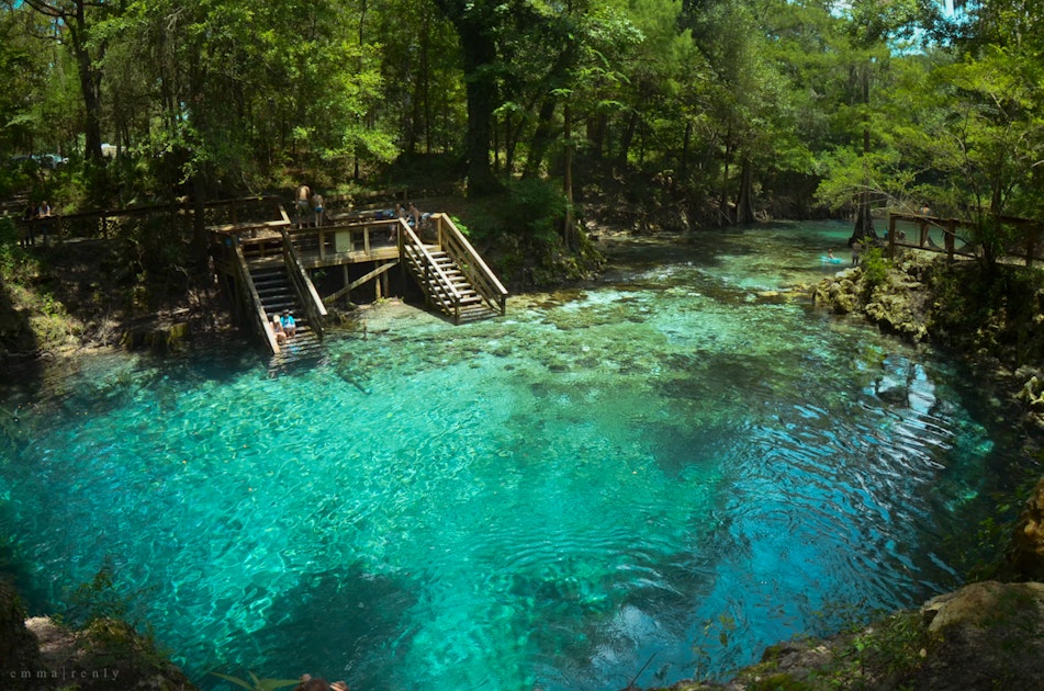 Swim and Cliff Jump at Madison Blue Springs, Madison Blue Springs State